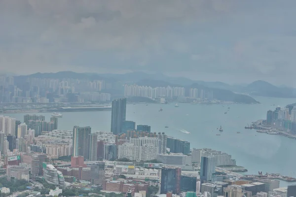 Době Kdy Druhé Straně Nachází Hongkongu — Stock fotografie