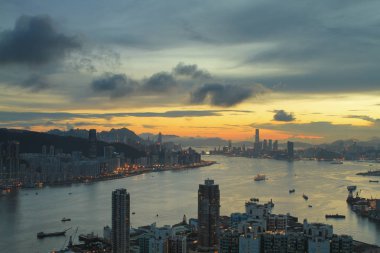 Devil Peak görünümü Doğu Kowloon hong kong