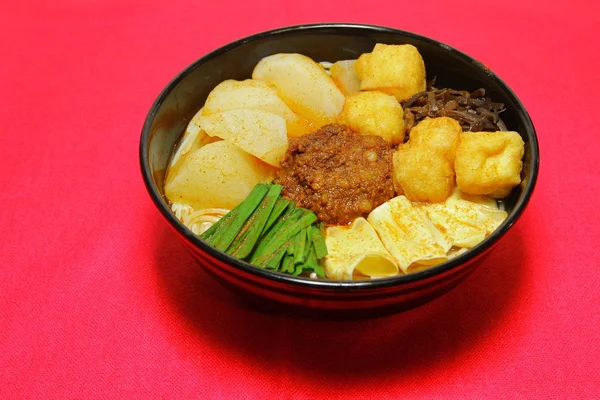 Bowl Rice Noodle Soup Yunnan — Stock Photo, Image