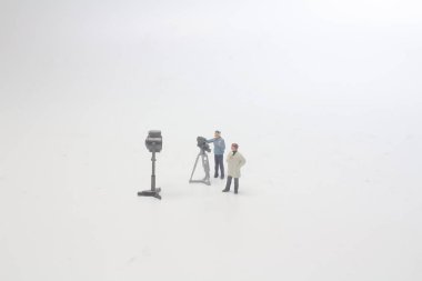 bir mini figür temasının geniş cas