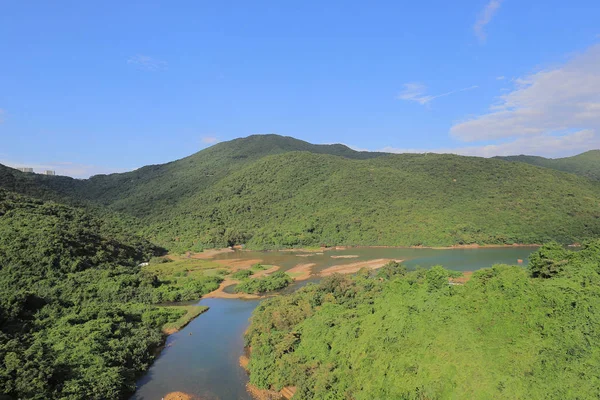 Tai Tam Tuk Och Tai Tam Harbour — Stockfoto