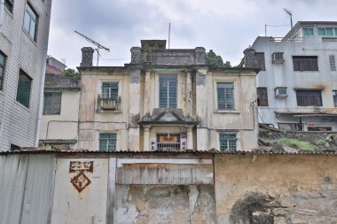 geleneksel köy evi shatin bir görünüm
