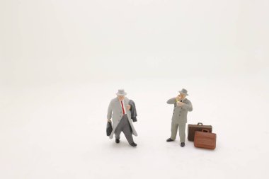 eğlenceli bir oyuncak figür Sigara