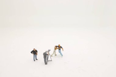 bir mini figür temasının geniş cas