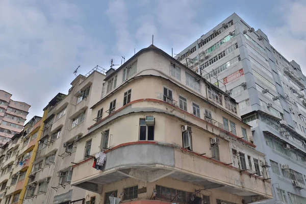 Tong Lau Oud Huis Kowloon — Stockfoto