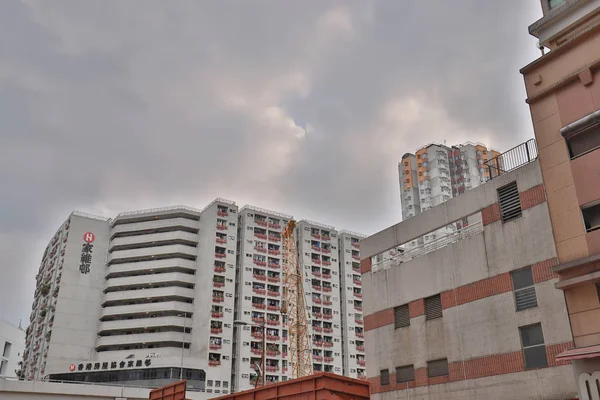 Oude Openbare Bevolkte Estates Hung Hom — Stockfoto