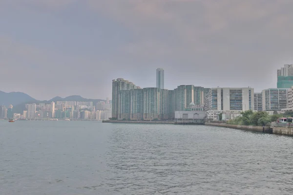 Hung Hom Κόλπος Και Κόλπος Kowloon Χονγκ Κονγκ — Φωτογραφία Αρχείου