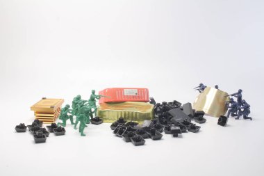 displa de mini figür asker bir eğlence