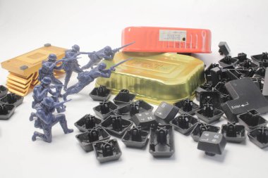 displa de mini figür asker bir eğlence