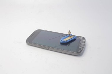 balık tutan siber hırsız hacker şekil