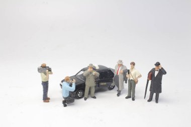 Taksi ile figür alay 