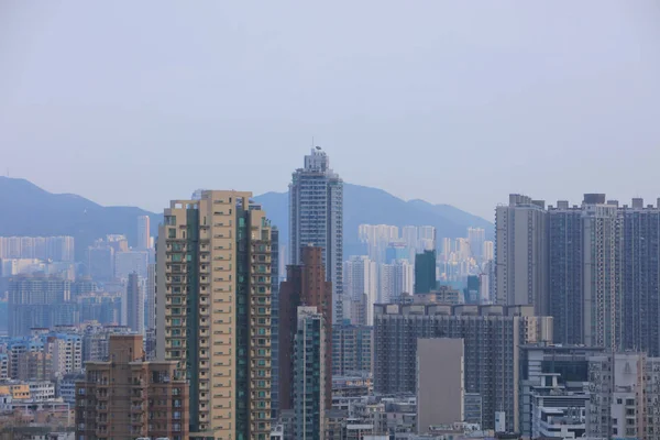 Střední Kowloon Hong Kong Skyline — Stock fotografie