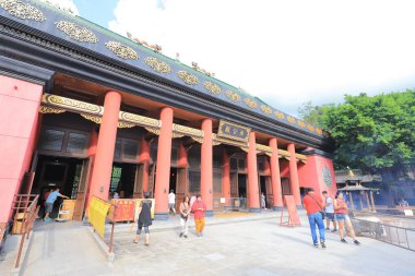 Dışarıda ve giriş Taocu Che Kung temple
