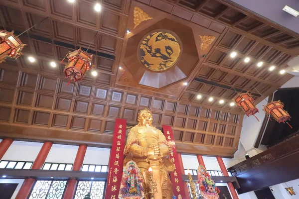 Zlatá Socha Che Kung Chrám Šatí — Stock fotografie