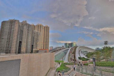 West Kowloon tren istasyonunda hk