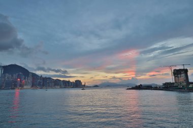 Victoria Limanı, hong kong Batı görünümünü