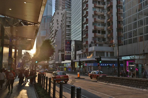 Zon Licht Van Jordan Road Kwun Chung — Stockfoto