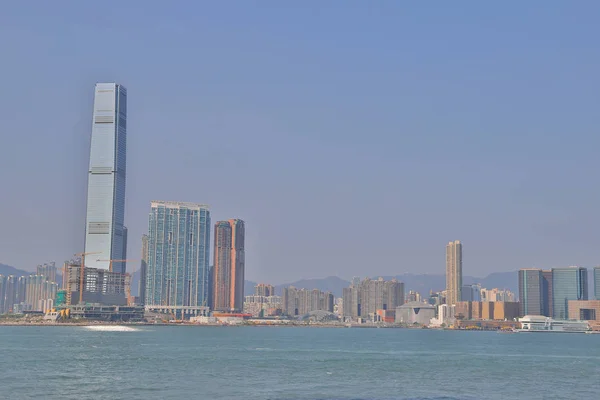 Vista Hacia Oeste Desde Hong Kong —  Fotos de Stock