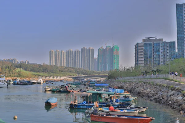 Tseung Kwan Νερό Μπροστά Ημέρα Ώρα — Φωτογραφία Αρχείου