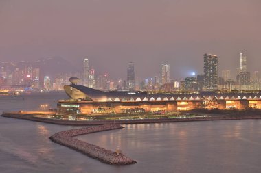 bir Victoria Limanı, Hong Kong, gece