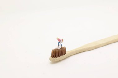 Şekil eğlenceli fırça temizlemek