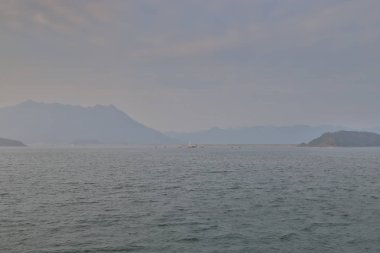 kıyı şeridi, shan Ma üzerinde güneş kümesi 