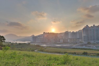 bir manzarası Tseung Kwan O Güney 