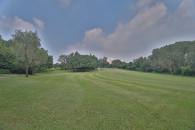 Mükemmel çim golf sahası sahası hk