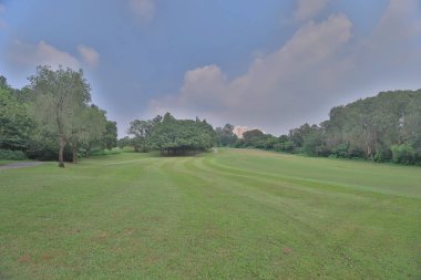 Mükemmel çim golf sahası sahası hk