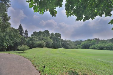 bir yeşil park yol yol golf başabaş