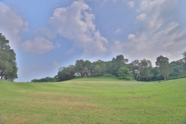 Mükemmel çim golf sahası sahası hk