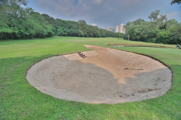 Golfplatz Greens Tropischer Umgebung — Stockfoto