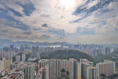 Kowloon manzarası görüş noktası Doğu