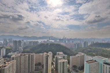 Kowloon manzarası görüş noktası Doğu