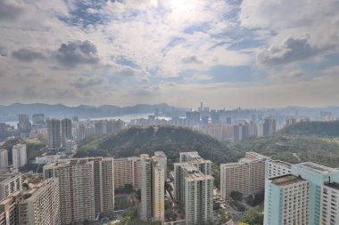 Kowloon manzarası görüş noktası Doğu