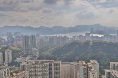 Kowloon manzarası görüş noktası Doğu