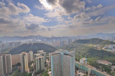 Kowloon manzarası görüş noktası Doğu