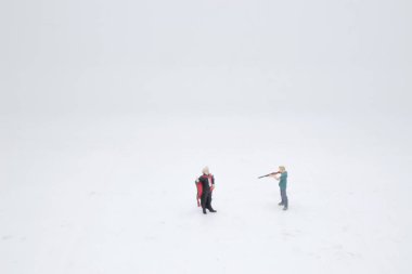 kötü bir mini figür eğlence kavramı IDE