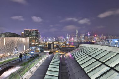 kowloon yüksek hızlı tren istasyonunda