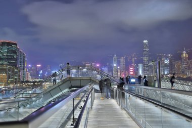 kowloon yüksek hızlı tren istasyonunda