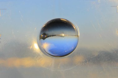 soratama balık gözü lens ile bitki ile filtre