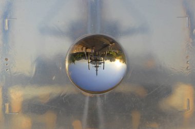 soratama balık gözü lens ile bitki ile filtre