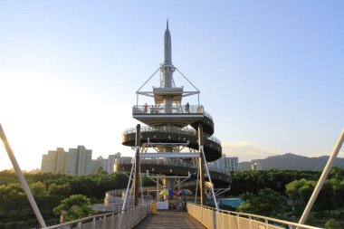 Sarmal Gözcü Kulesi Tai Po Waterfront Park
