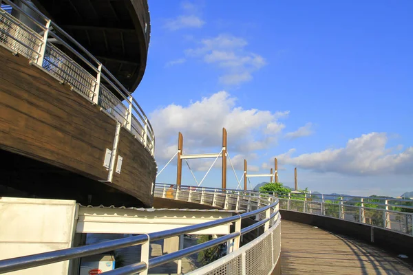 Spirala Lookout Tower Tai Waterfront Park — Zdjęcie stockowe