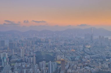 Aslan rock orta kowloon görünüm 