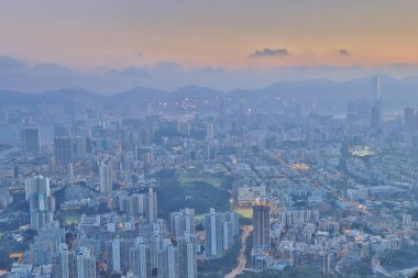 Aslan rock orta kowloon görünüm 