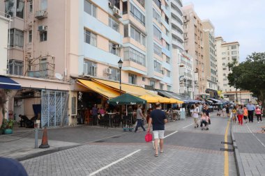 Stanley bir tatil, restoranlar bir turist ziyaret