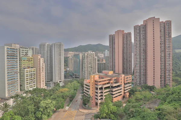 Edificio Apartamentos Hong Kong Chai Wan —  Fotos de Stock