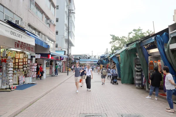 Stanley Piac Turisztikai Kerület Hong Kong — Stock Fotó