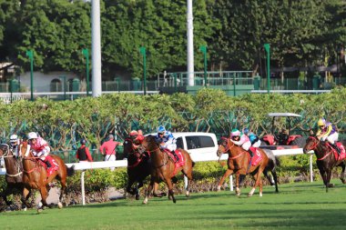 Happy Valley Racecourse gün zamanında Hk